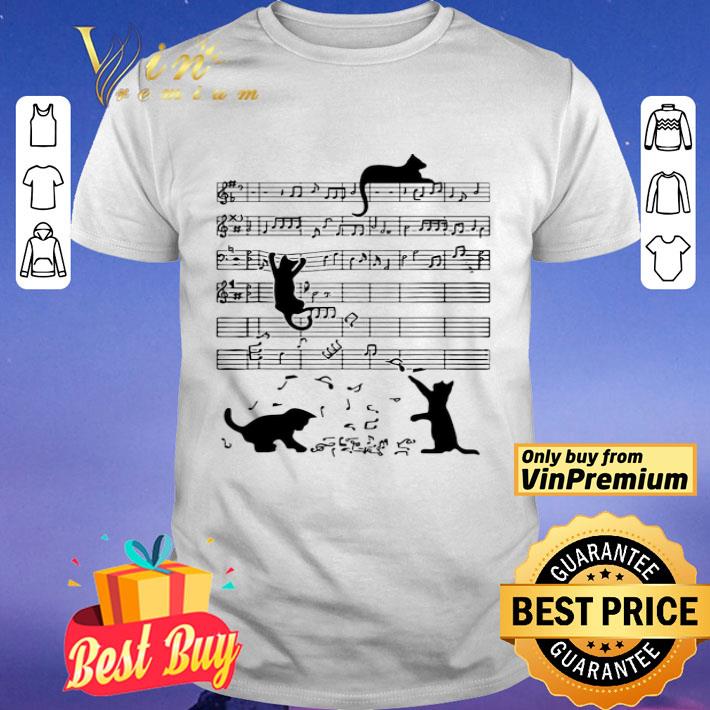 Cat Playing Music shirt