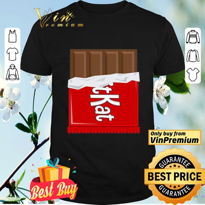 Chocolate kitkat bar funny halloween outfit cosplay shirt