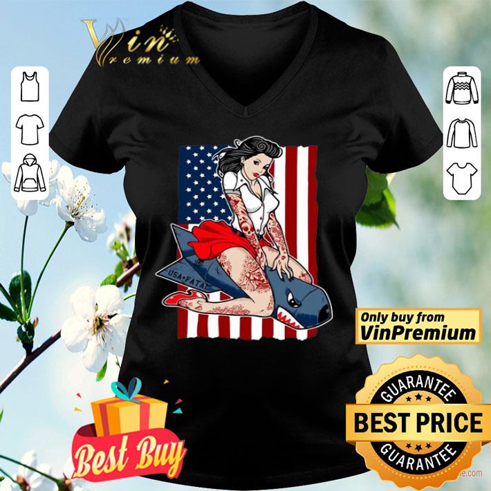 Miss America USA Fatal American Flag shirt