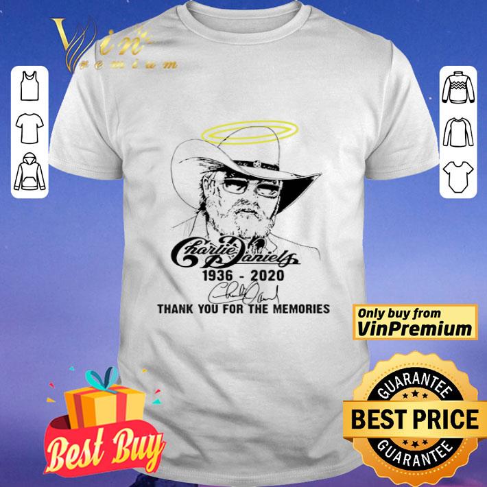 Angel Charlie Daniels 1936 2020 Thank You For The Memories Signature shirt