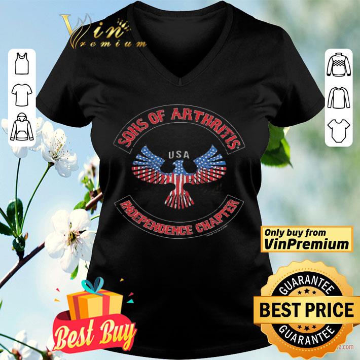 Independence day sons of arthritis eagle USA independence chapter shirt