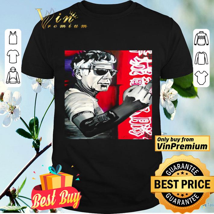 Anthony Bourdain Fuck Middle Finger shirt