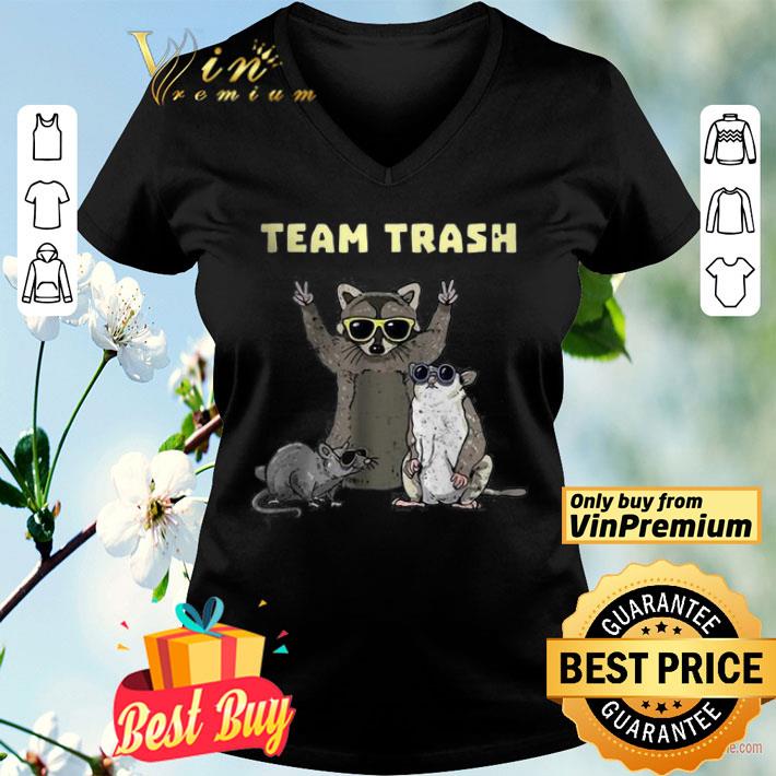 Team Trash Opossum Raccoon Rat Funny Animals Garbage Gang shirt