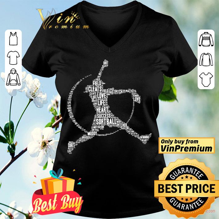 Field Cleats Love Life Heart Success Softball shirt