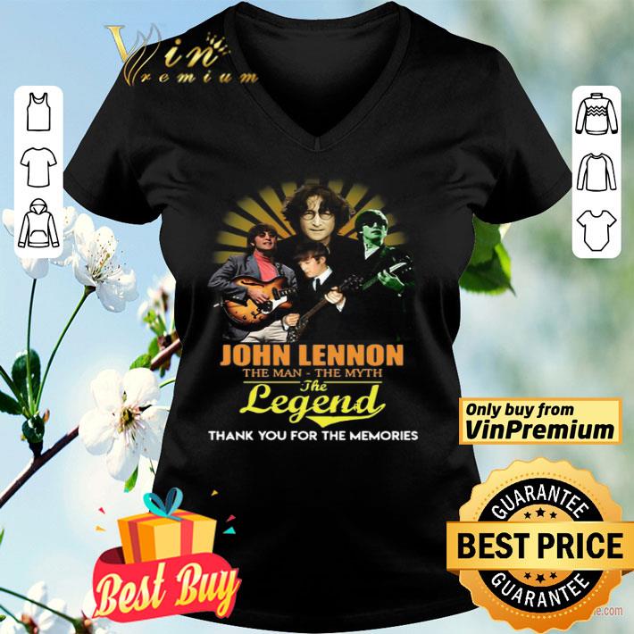 John Lennon The Man The Myth The Legend Thank You For The Memories shirt