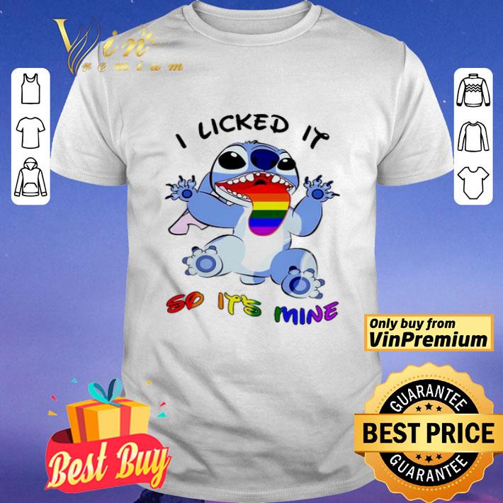 LGBT Stitch I Licked It So It’s Mine shirt