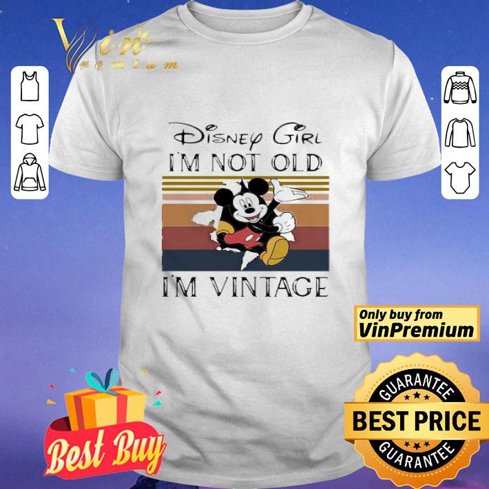 Disney girl i’m not old i’m vintage retro shirt