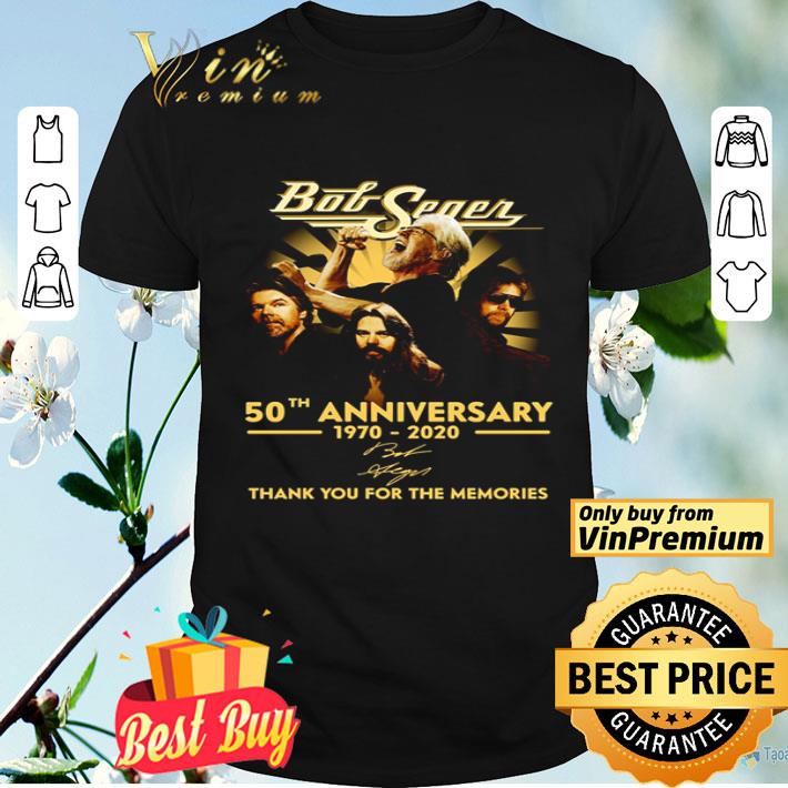 Bob Seger 50th anniversary 1070 2020 thank you for the memories shirt