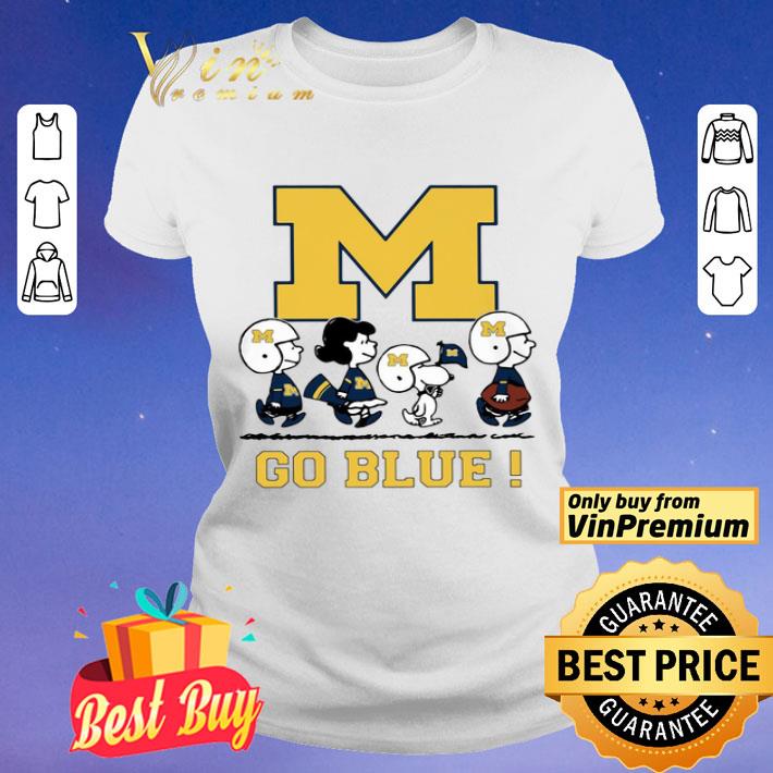 Peanuts Michigan Wolverines Go Blue shirt Peanuts Michigan Wolverines Go Blue shirt