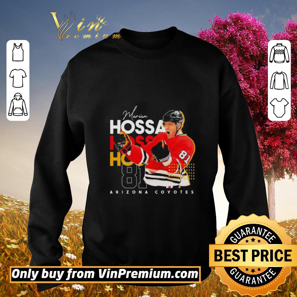 Premium Marian hossa 81 arizona coyotes hockey team shirt 7 Premium Marian hossa 81 arizona coyotes hockey team shirt