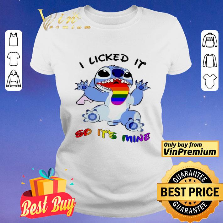 LGBT Stitch I Licked It So It’s Mine shirt