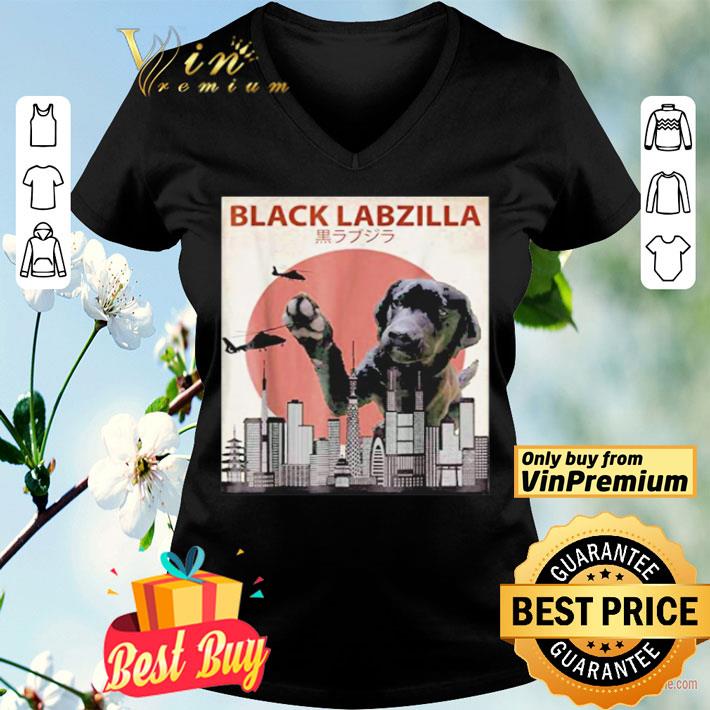 Labrador Retriever black Labzilla shirt