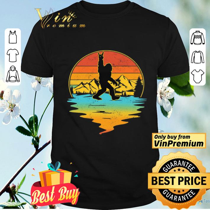 Bigfoot Rock And Roll In The Forest Vintage shirt