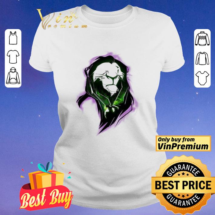 Scar The Lion King purple smoke shirt