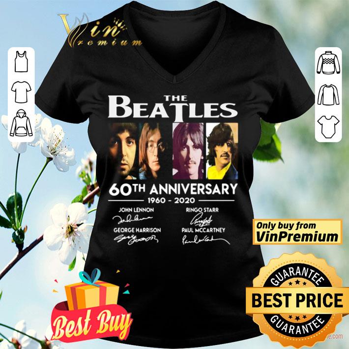 The Beatles 60th anniversary 1960 2020 signatures John Lennon shirt