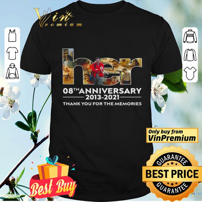 Her 8th anniversary 2013 2021 thank you for the memories shirt