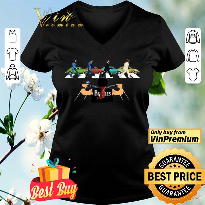 Rolling Stones Motor The Beatles Abbey Road shirt