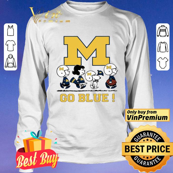 Peanuts Michigan Wolverines Go Blue shirt Peanuts Michigan Wolverines Go Blue shirt