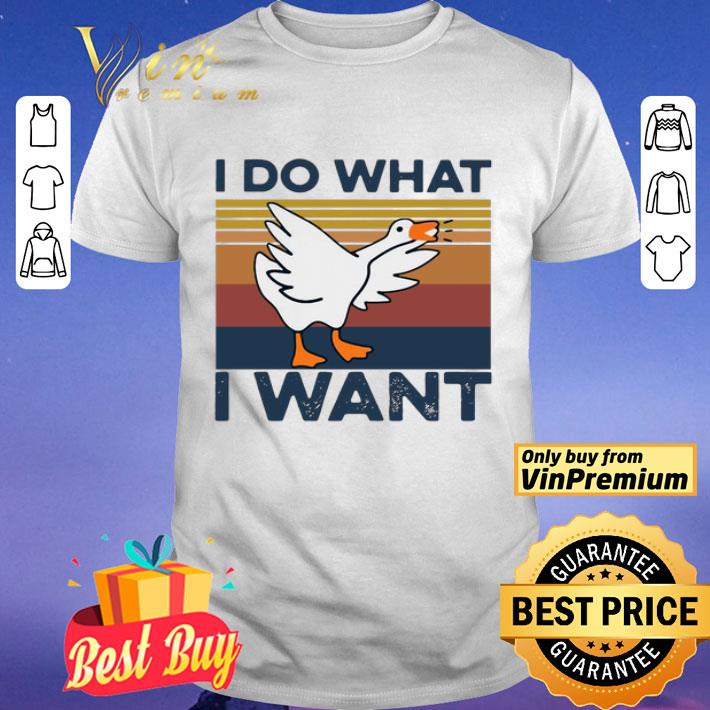 Duck I Do What I Want Vintage shirt