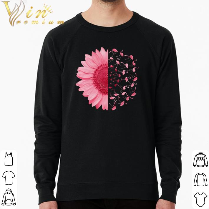 Awesome Flamingo Sunflower Breast cancer shirt 7 Awesome Flamingo Sunflower Breast cancer shirt