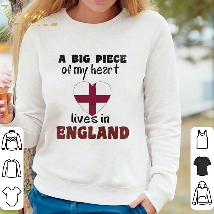 Pretty A Big Piece Of My Heart Lives In England shirt 7 Pretty A Big Piece Of My Heart Lives In England shirt