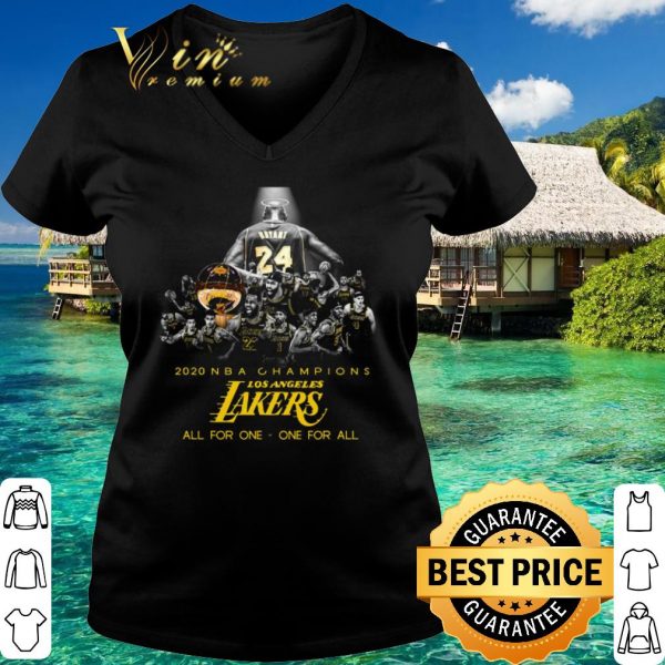 Top Kobe Bryant NBA Champions Los Angeles Lakers all for one one for all shirt 3