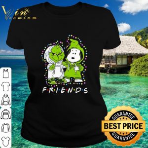 Official Friend Baby Grinch and Snoopy Christmas Light shirt 4