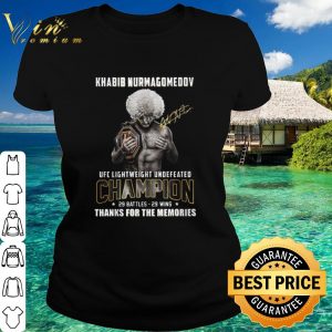 Official Khabib Nurmagomedov UFC lightweight undefeated champion shirt 4