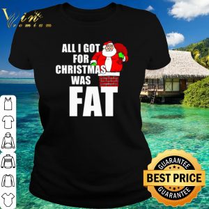 Top Santa all I got for Christmas was fat shirt 4