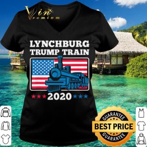 Official Lynchburg Trump Train 2020 American flag shirt 5