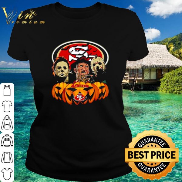 Best San Francisco 49ers Michael Myers Freddy Krueger Jason Voorhees pumpkin shirt 2