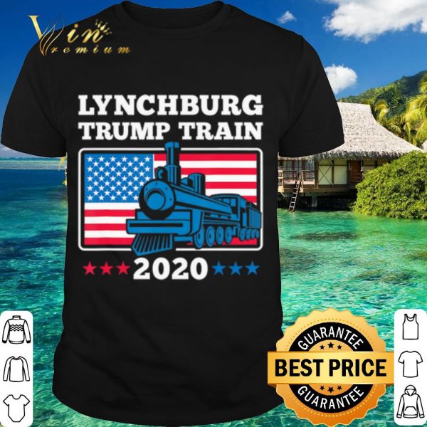 Official Lynchburg Trump Train 2020 American flag shirt 1
