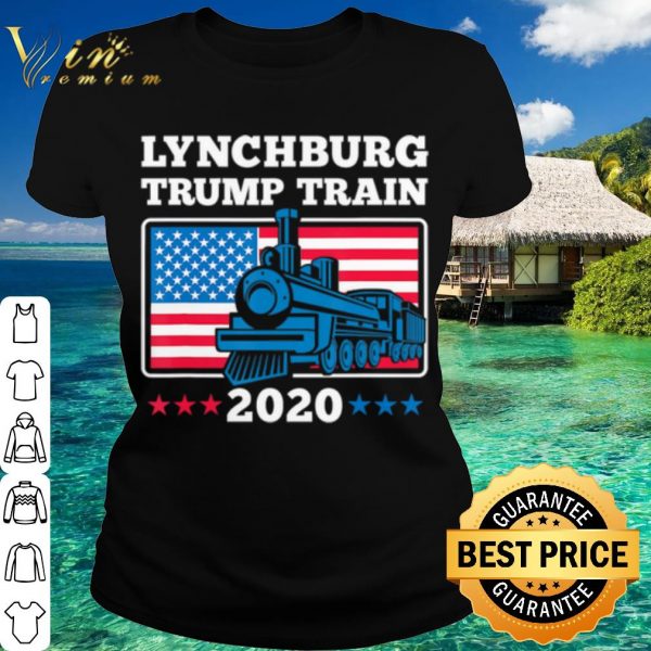 Official Lynchburg Trump Train 2020 American flag shirt 2