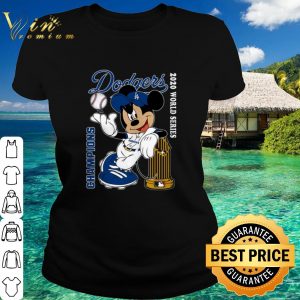 Official Mickey mouse Dodgers champions 2020 world series shirt 4
