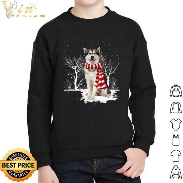 Alaskan Malamute Merry christmas shirt 2