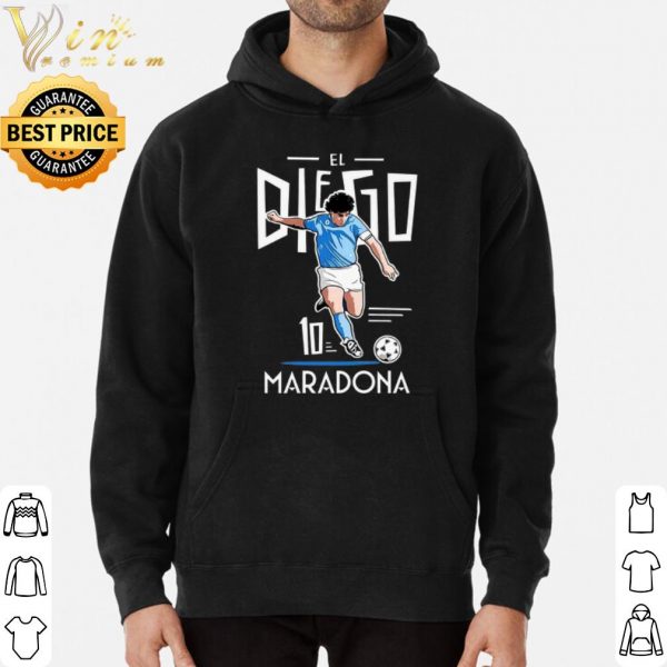 El Diego Maradona 10 goodbye to legend shirt 3