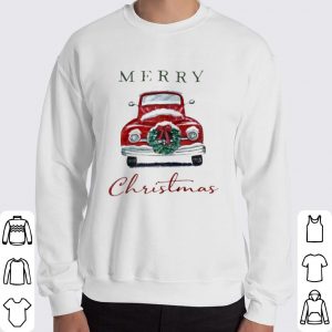 Red car Merry Christmas shirt 5