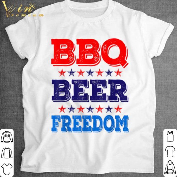 Official BBQ Beer Freedom America shirt 1