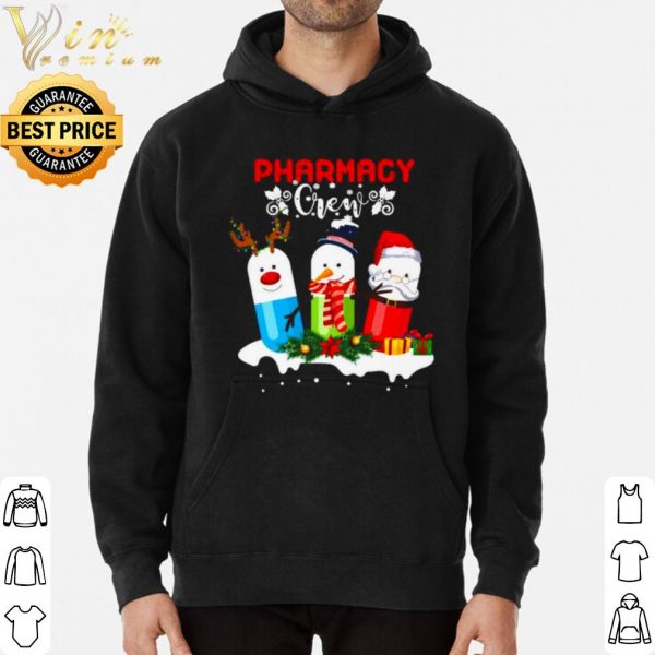 Pharmacy Crew Christmas Pills Snowman shirt 3