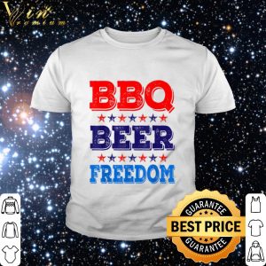 Official BBQ Beer Freedom America shirt 4