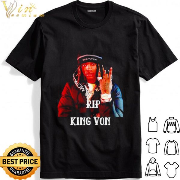 Rip King Von shirt 1