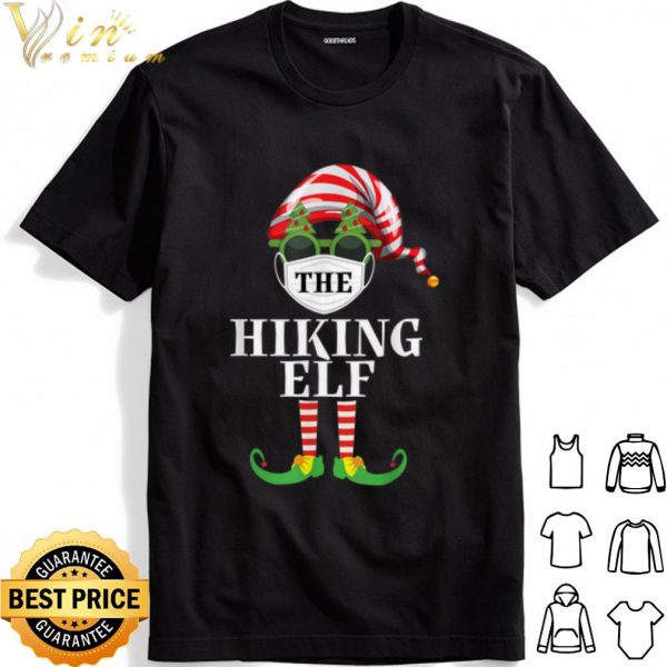 Hiking Elf Pajama Face Mask Christmas shirt 1