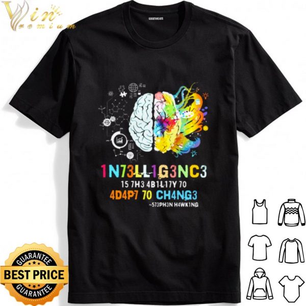 Brain 1N73LL1G3NC3 15 7H3 4B1L17Y 50 shirt 1