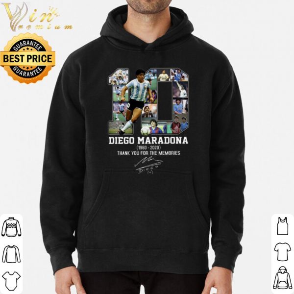 Diego Maradona 1960 2020 thank you for the memories Signature shirt 3