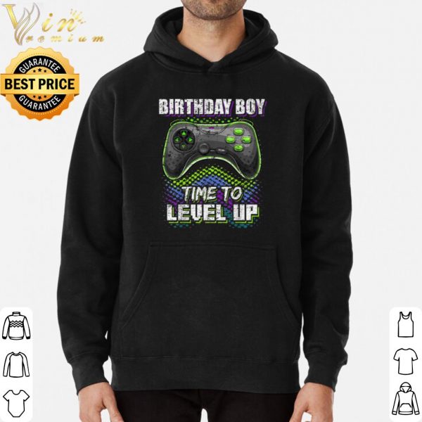 Birthday Boy Time to Level Up shirt 3