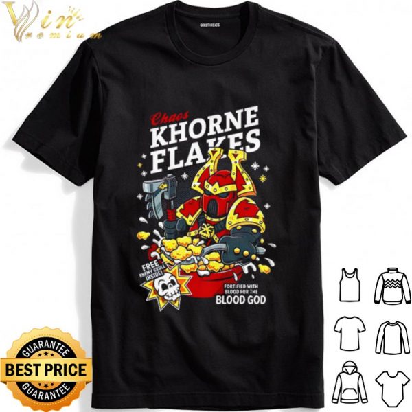 Chaos Khorne Flakes free enmy skull inside Christmas shirt 1