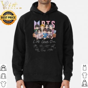 BTS Dynamite member Chibi Signature shirt 5