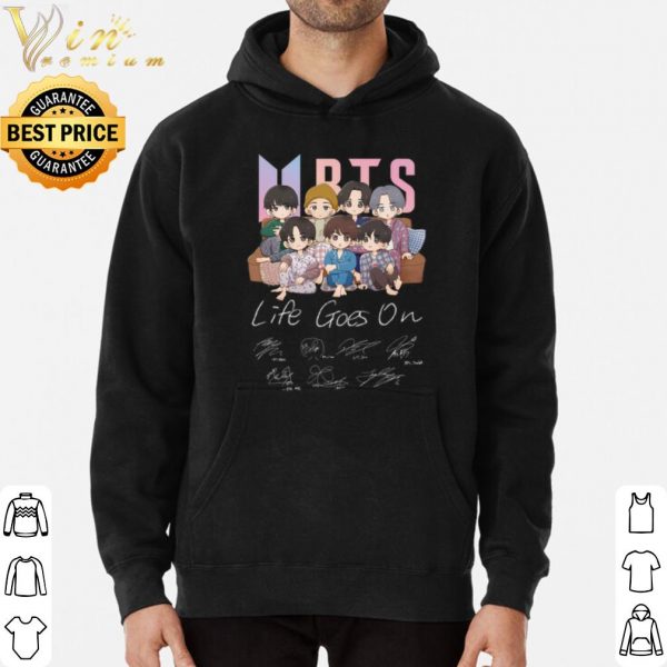 BTS Dynamite member Chibi Signature shirt 3