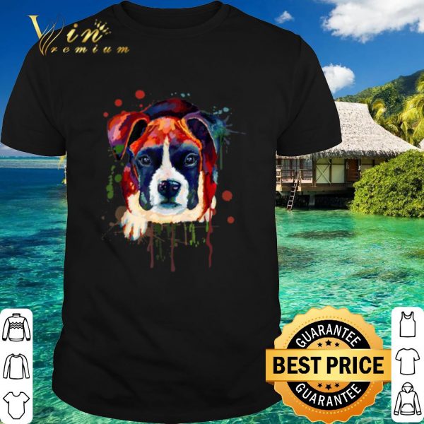 Official Boxer watercolor drawing shirt 1