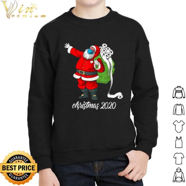 Santa Claus Face Mask Bag Toilet Paper Christmas 2020 shirt 2